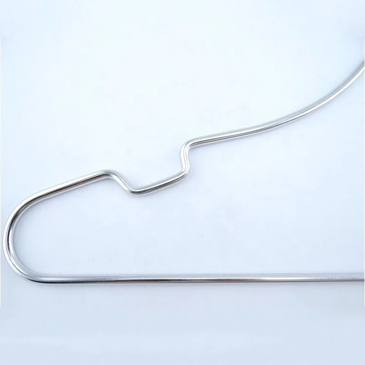 Clothes Hangers Heavy Duty Stainless Steel Hangers with Non Slip Grooves, Ultra Thin Metal Hangers