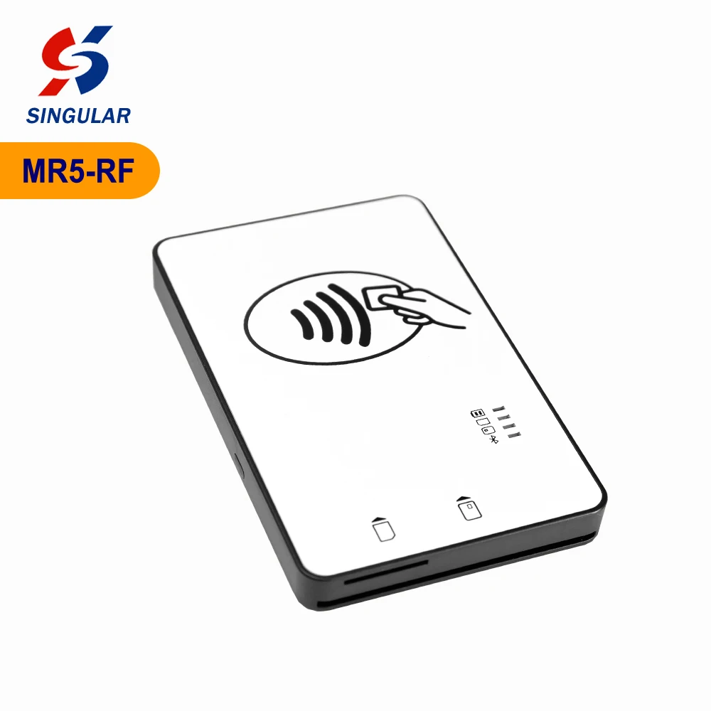 13,56 МГц RFID Мобильный bluetooth rfid считыватель android nfc mpos