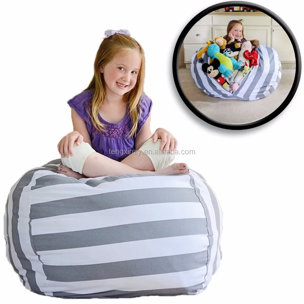 best seller stuffed animal storage bean bag chair for kids