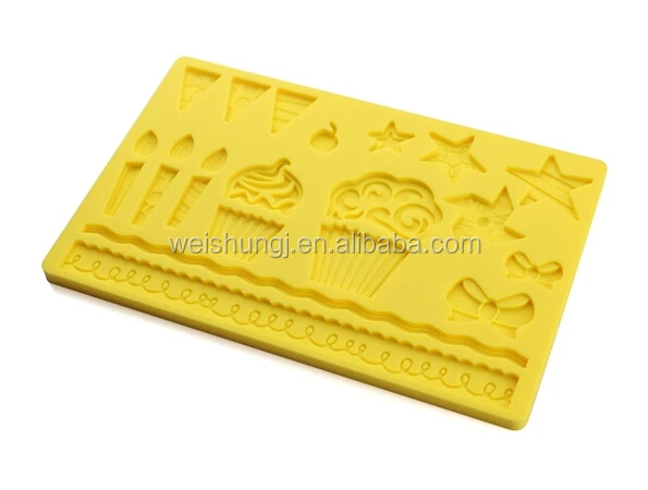 Custom Different Pattern Sugar Lace Baking Mat Silicone Fondant Molds Cake Tools For Decorating