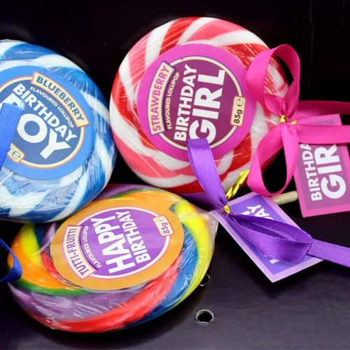 85g round shape lollipop