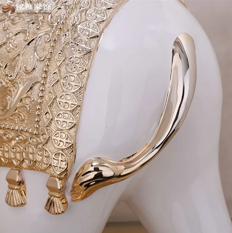 Статуя слона из Таиланда, подарок, статуя животного из смолы, китайский поставщик, декоративные центральные части стола