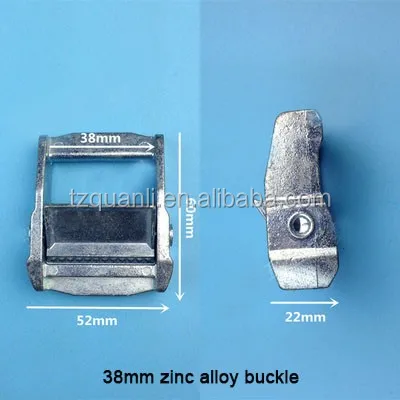 
1inch 25-50mm 700KG High strength zinc alloy buckle Stainless steel black cam buckle for lashing strap 