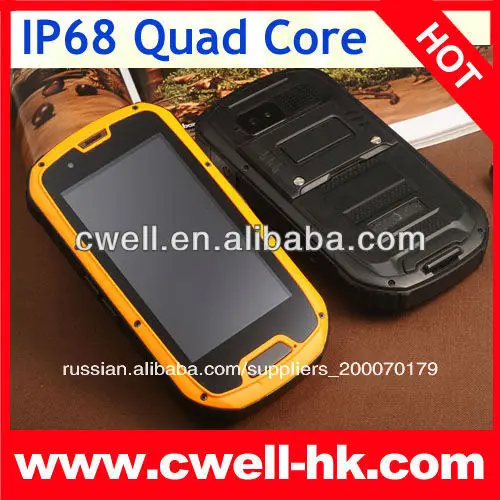 альпы s09 четырехъядерных процессоров ip68 водонепроницаемый смартфон