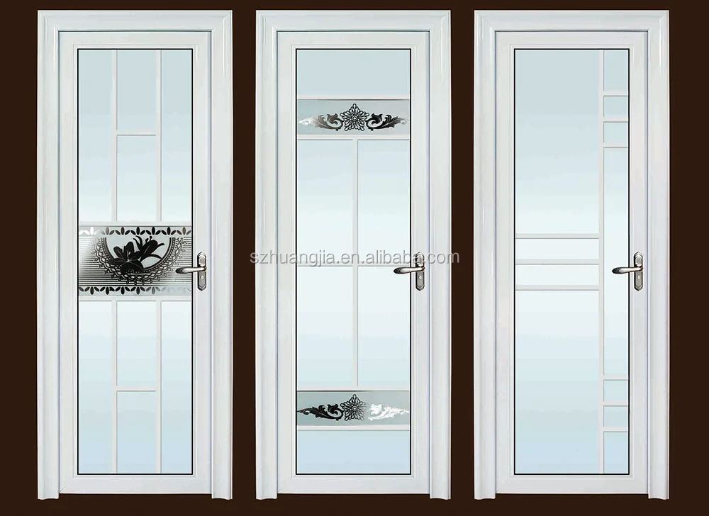 Aluminum Profile Bathroom Glass Door Design Waterproof Price
