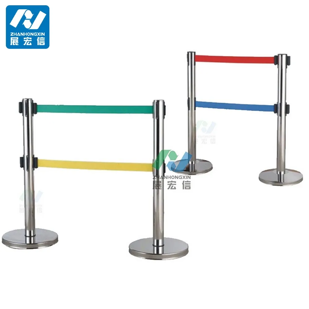 double safety barrier ,flexible barrier poles