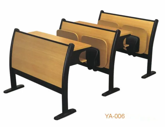 2016 Durable University School Folding Cheap Used Attached School Desks and Chair YA-001