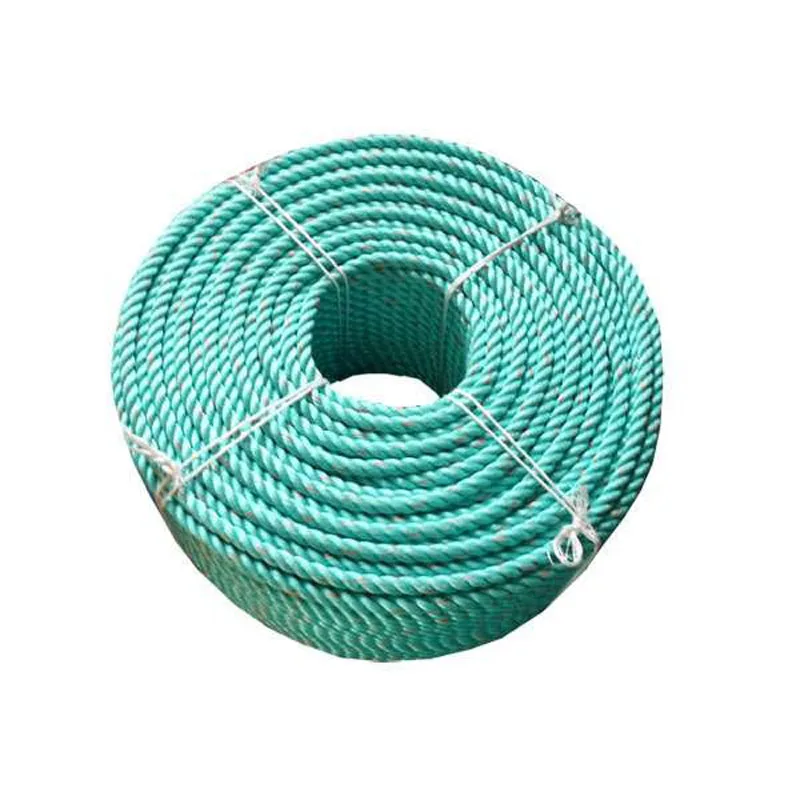 mooring rope   4mm 6mm 8mm 10mm 40mm PP Packaging Rope 3/4 Strand Twisted Rope