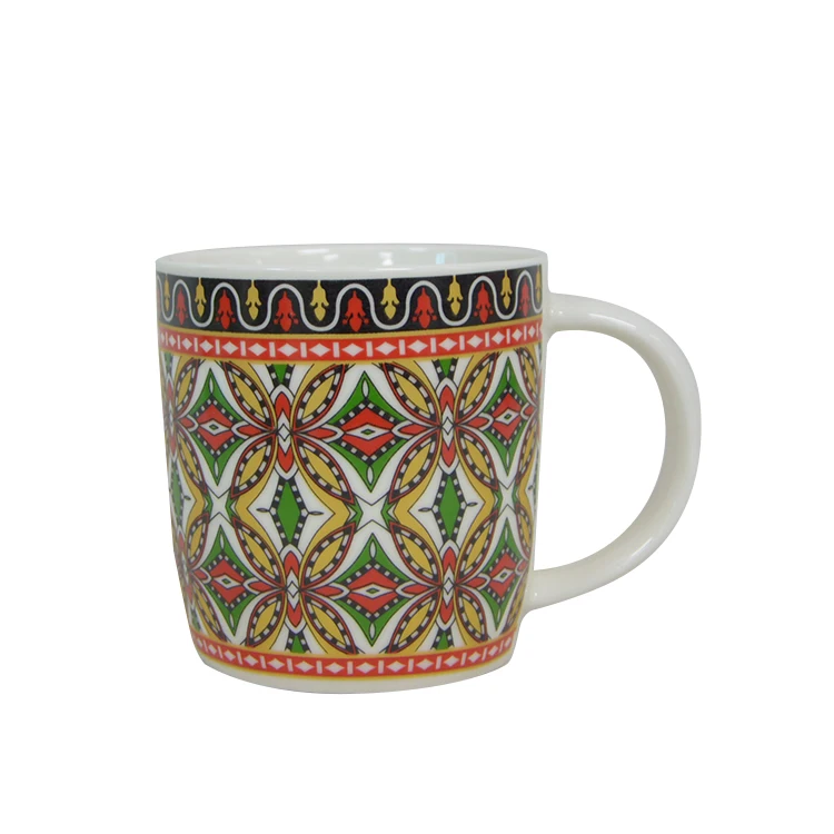 Ceramic cup designs beautiful coffee mug porcelain ceramic merry christmas mug