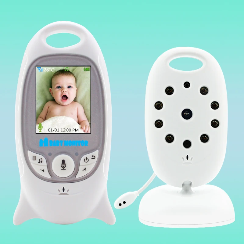 Baby Video Monitor Video Intercom Baby Walkie Talkie Baby Monitor Mount Night Vision Camera Sleeping Music Temperature Display