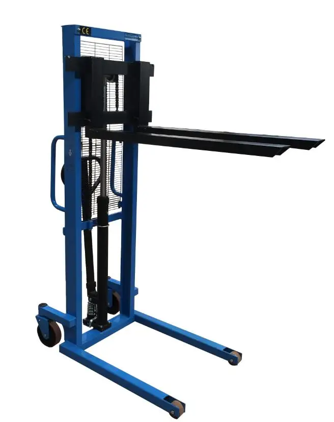 
manual hydraulic walk behind stacker truck 