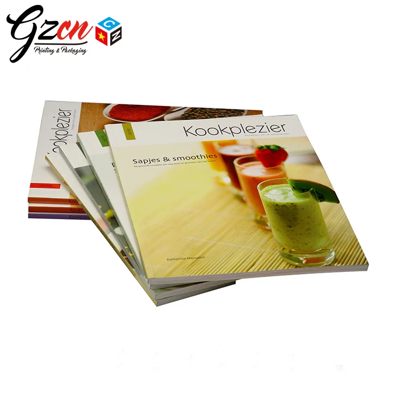 
Customized cheap nice quality photos printing food hardcover cooking book 