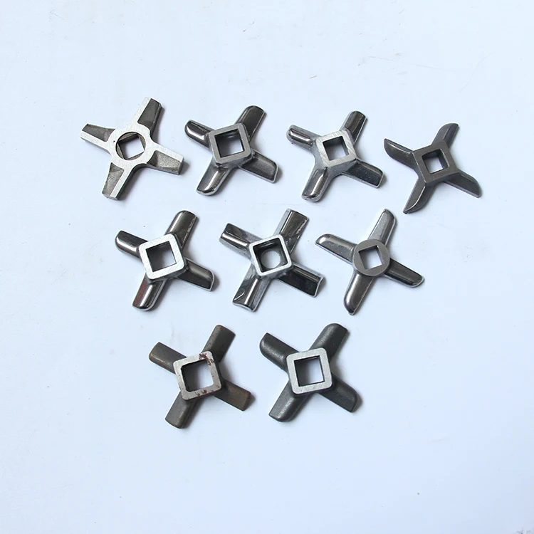 Surface brightening blades sharp meat mincer blade