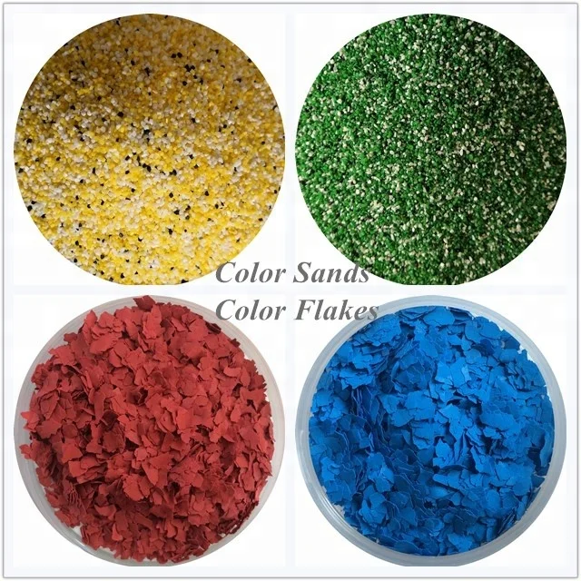 Decorative Flooring Quartz Granules Aggregate In Uniform Shape and Size
