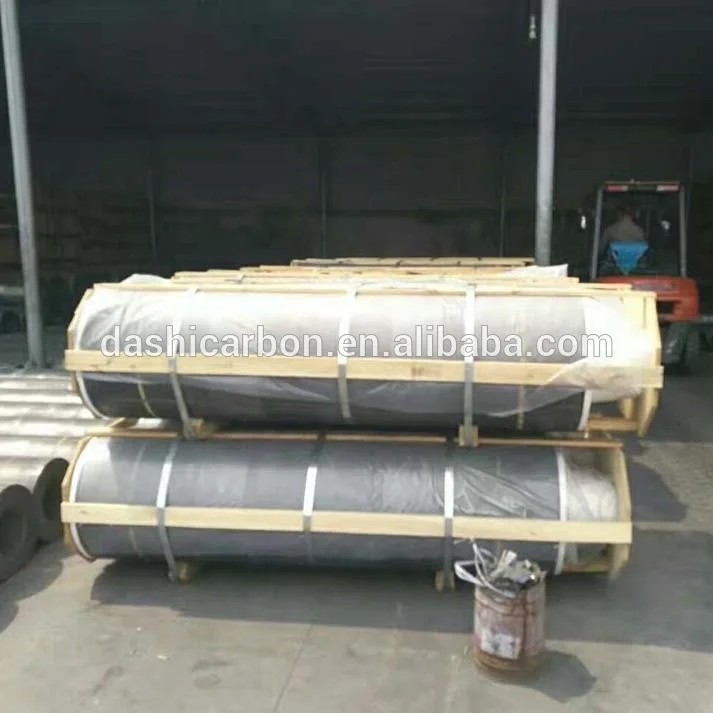 Dia.400-450mm HP UHP grade graphite electrode for steel production in arc furnace in stock