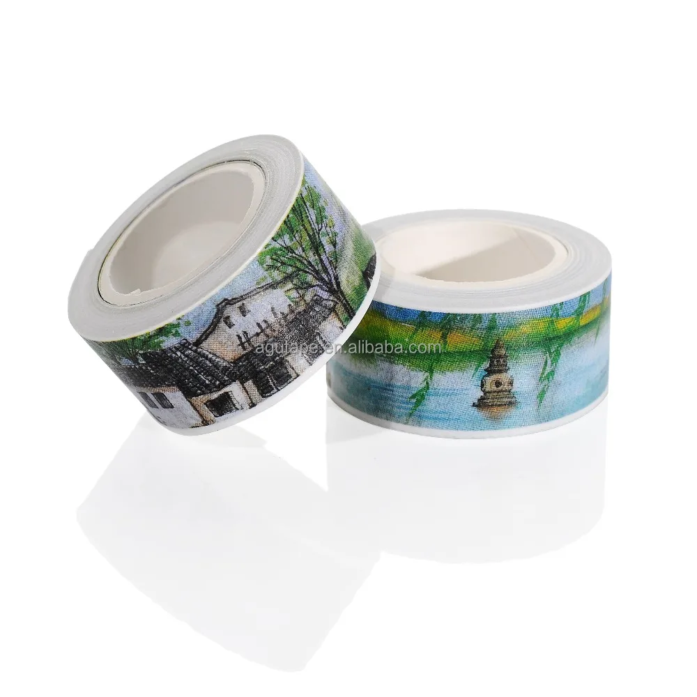  Рисовая лента washi красивый дизайн 2 см X 10