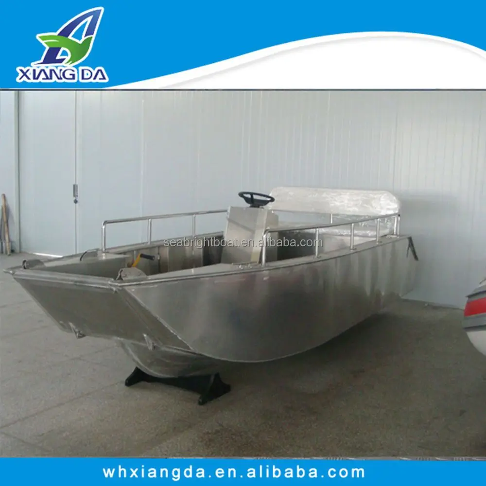 Роскошный Новый стиль 14 футов алюминиевая лодка для рыбалки со всеми сварные