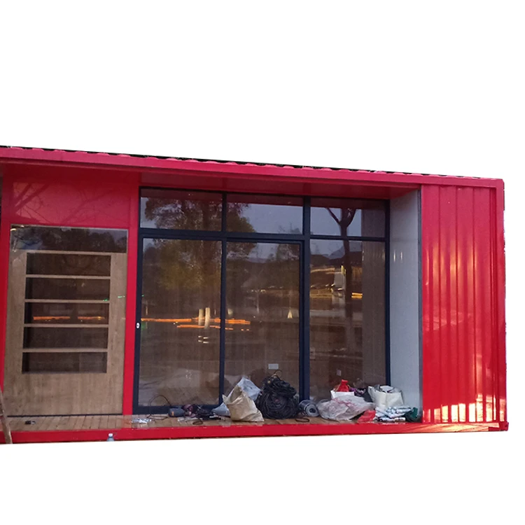 Custom prefabricated portable building mobile 10ft 20ft 40ft container coffee shop bar designs