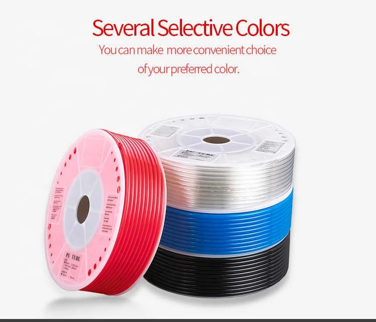 Manufacturers High Quality 10mm 6.5mm Food Grade Pneumatic Air Hose Tubing Polyurethane