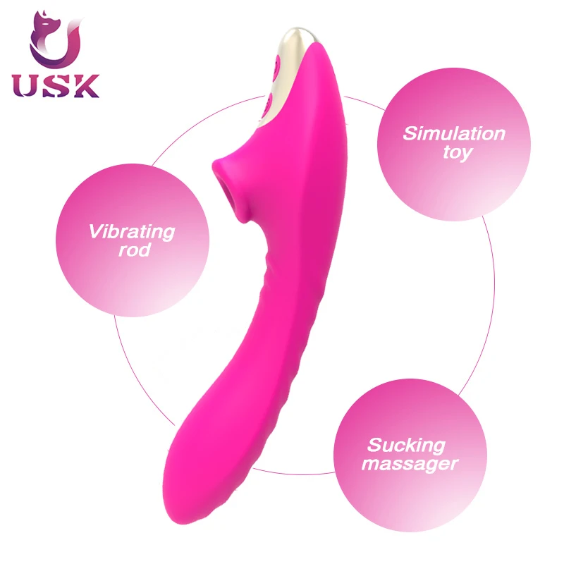 Sex Toys Women Suction Nipple Clitoris Sucking G Spot Stimulator Dildo Clit Sucker Vibrator