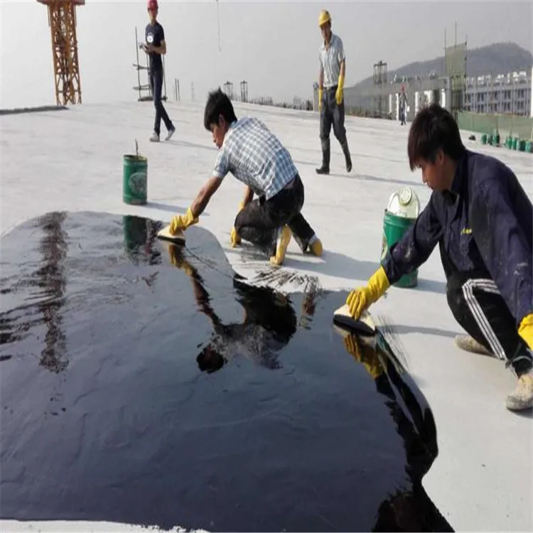 Liquid rubber bitumen waterproof coating for building