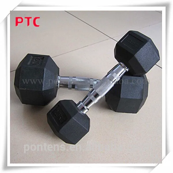 rubber dumbbells pio