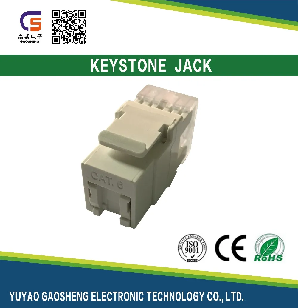 
Онлайн-Шоппинг в Китае Поставщик Бесплатный Телеком часть RJ45 CAT5e Cat6 Женский Модуль Keystone jack разъем RJ45 разъем RJ45 