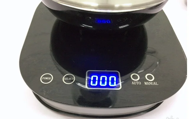 Home Kitchen Wooden  3cups Electric siphon espresso coffee maker coffee machine