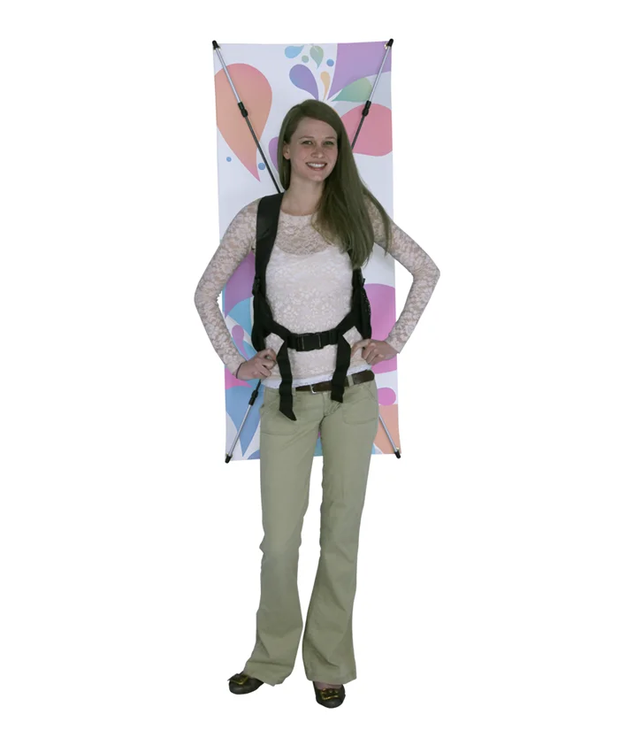 Custom High Quality Backpack Flag Banner For Advertising Trade Show