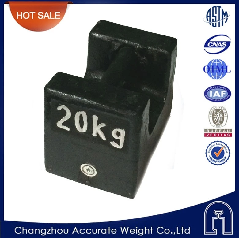 M1 20kg cast iron weights, folklift counter weights, lift counter weight block