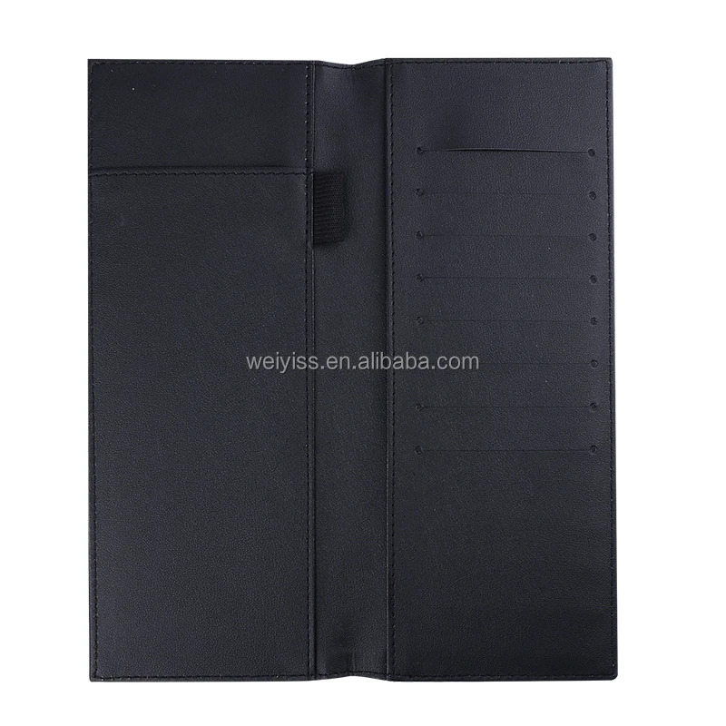High Quality Leather Server And Waiter Organize Holder Check Book Folder Leather Cheque Book Wallet for Waiters