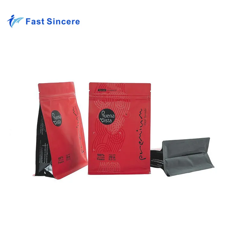 Recycle Roasted Square Bottom Coffee Bean Packaging Bag