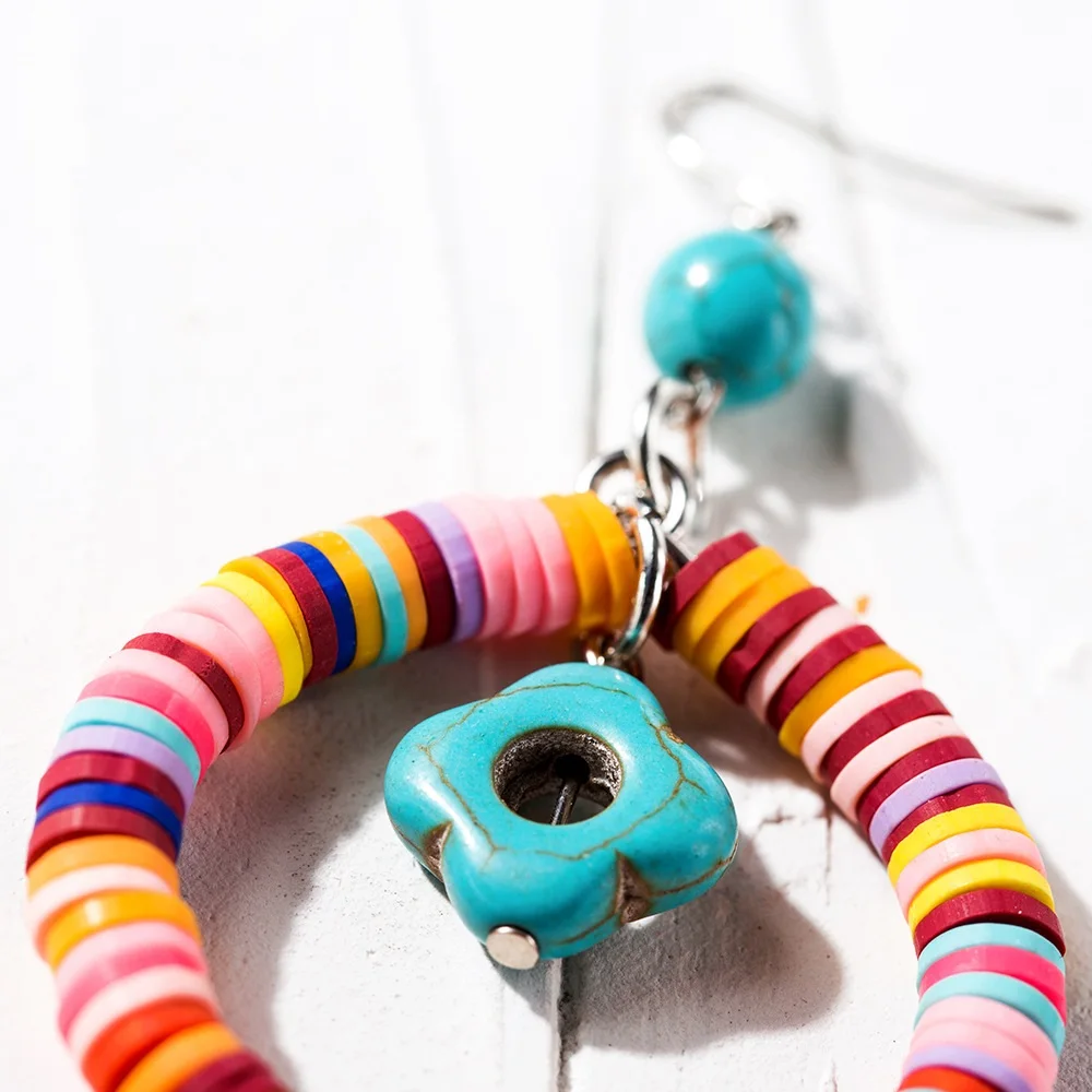 New Designs Gold Jhumka Earring Gemstone Tassel Shell Earring Hook Retail Online Shopping