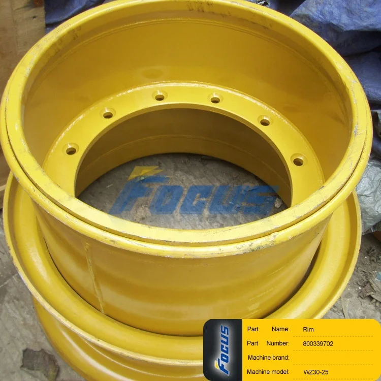 Backhoe Loader Spare Parts WZ30-25 Rim 800339702  ZL30E.2.3H14.00/1.5-25