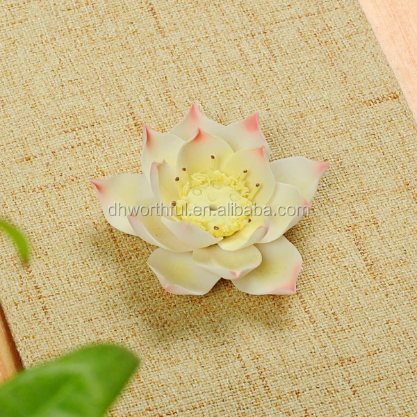 Декоративный керамический держатель для благовоний в форме лотоса дома