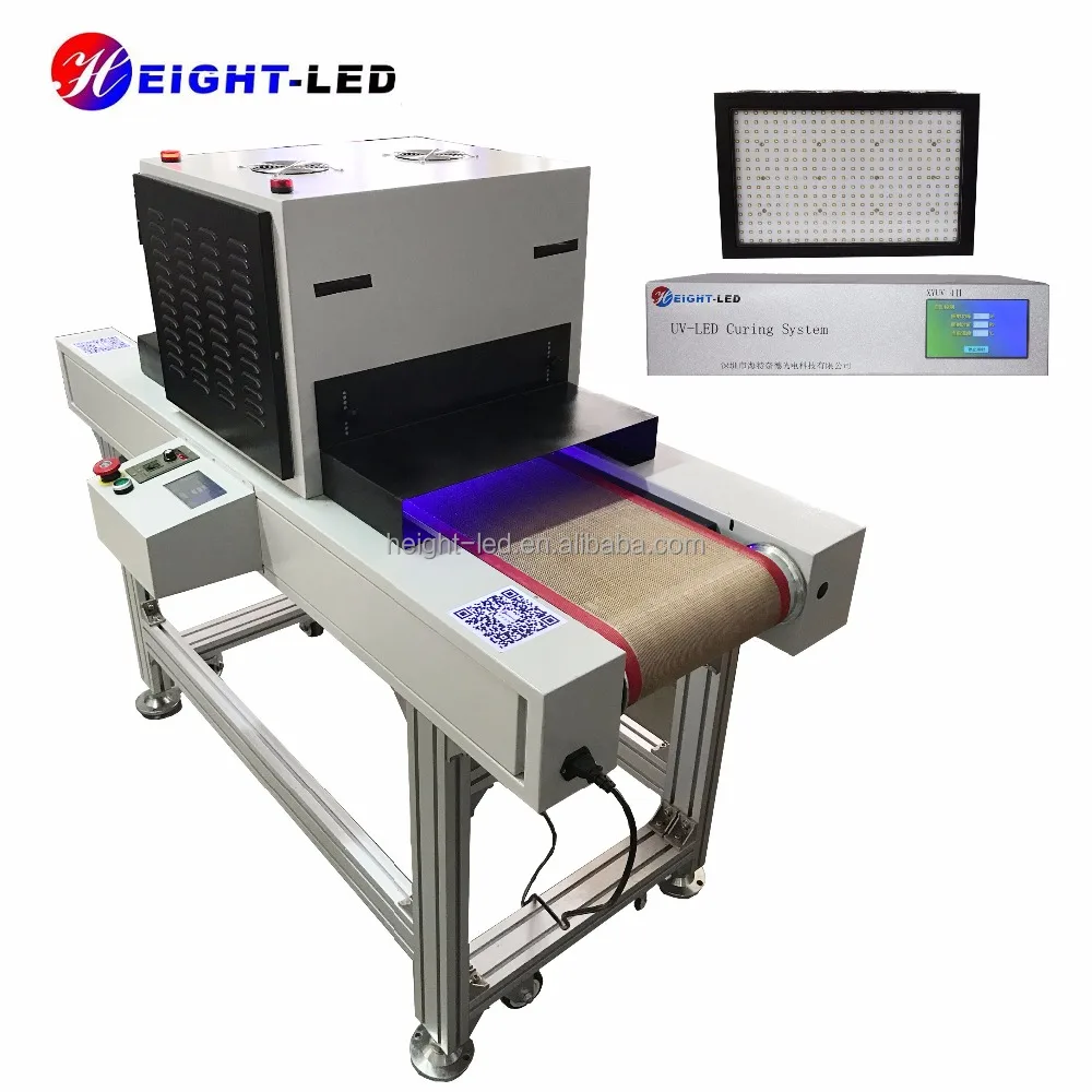 high power uv led curing machine screen printing dryer in conveyor