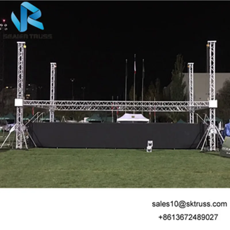 Aluminum  performance show  lift tower exhibition truss system for lighting