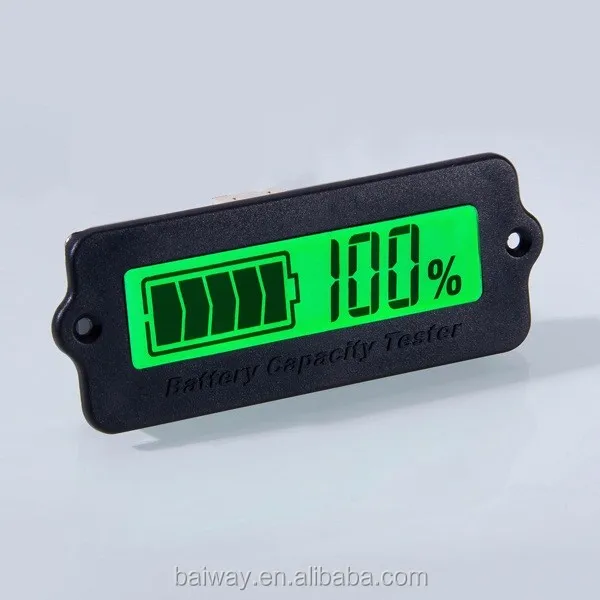 BW-LY6W 12V 24V 36V 48V Digital Acid Lead Lithium Battery Capacity Indicator tester meter 3s-15s