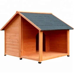 Factory Outdoor OEM brand Easy Assemble weatherproof shelter Wooden Dog Kennel With Opening Roof