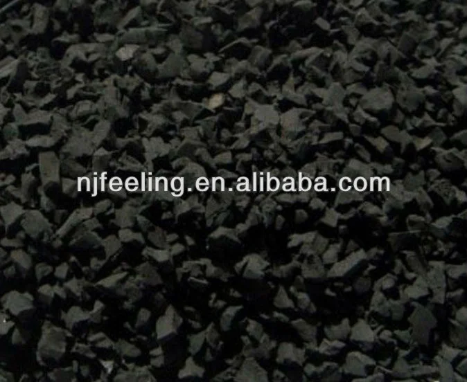 Cheap Black Rubber Granule Recycled SBR Rubber Crumb FN P2302275