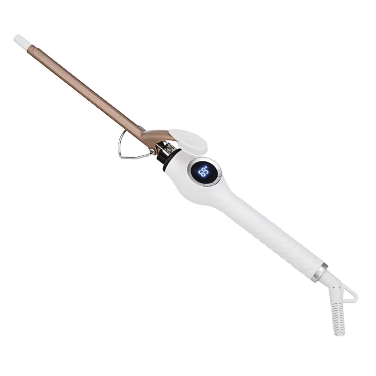 Chopstick Styler Hair Curler Curling Wand Irons Private Label LCD Display 9mm Electric Fast Heat,negative Ion Ceramic Coating