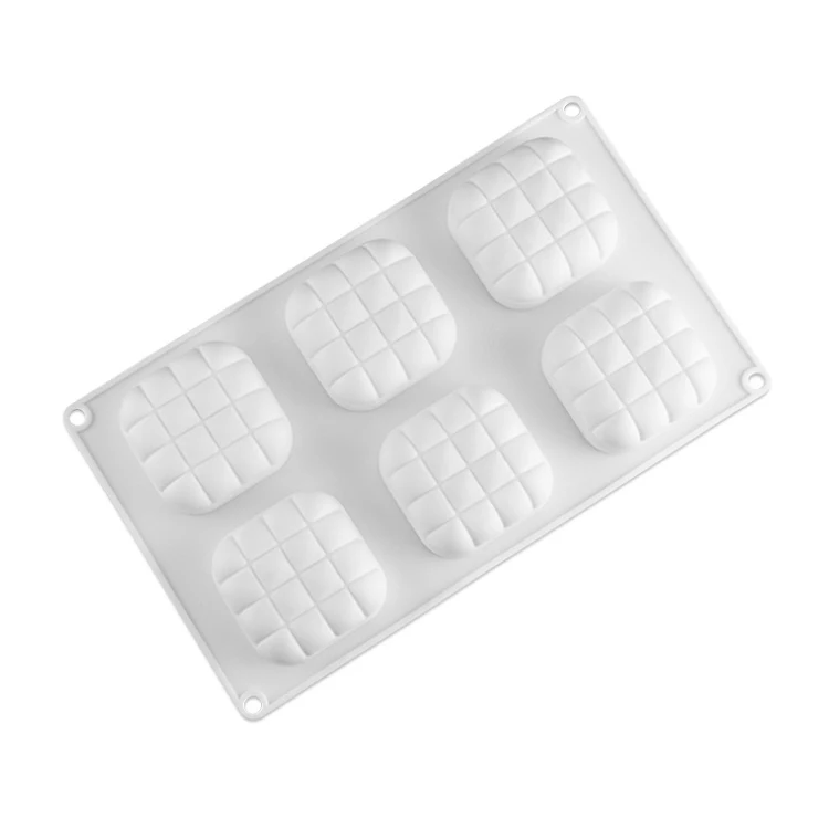 6 continuous bread silicone mould for  cake baking products