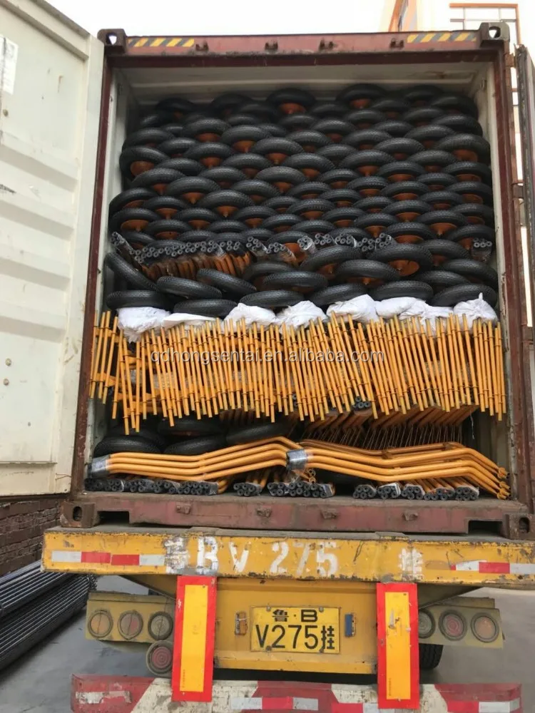 Russia Ukraine East Europe market model double wheel wheelbarrow wb6404b