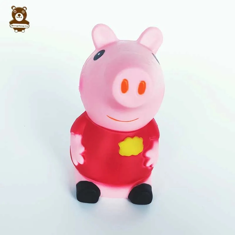 
Hot sale Factory children custom design logo squishy pig squishies 