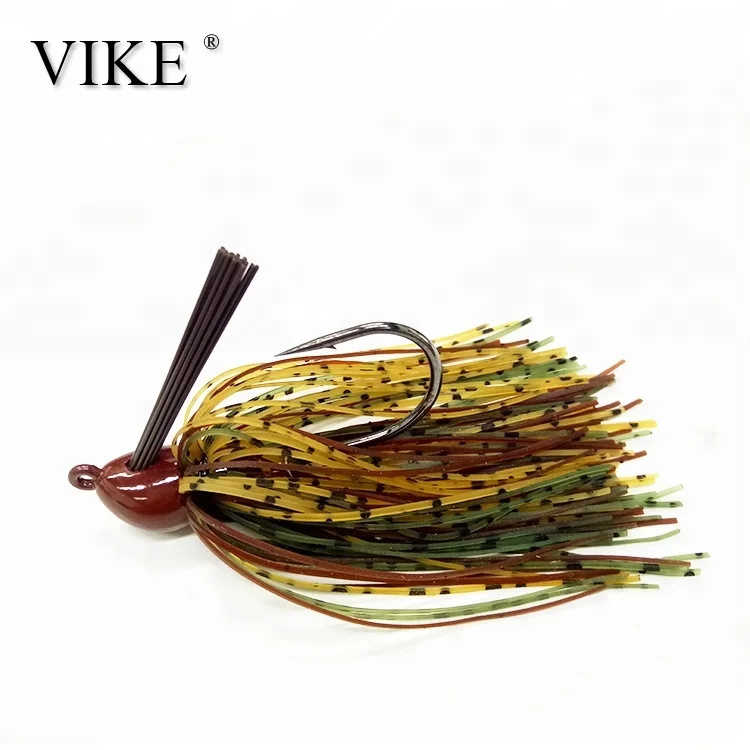 3/4 oz 1 oz 35g  42g Fishing Tungsten Football Jig and fishing tungsten flipping sinker jig lures for bass fishing