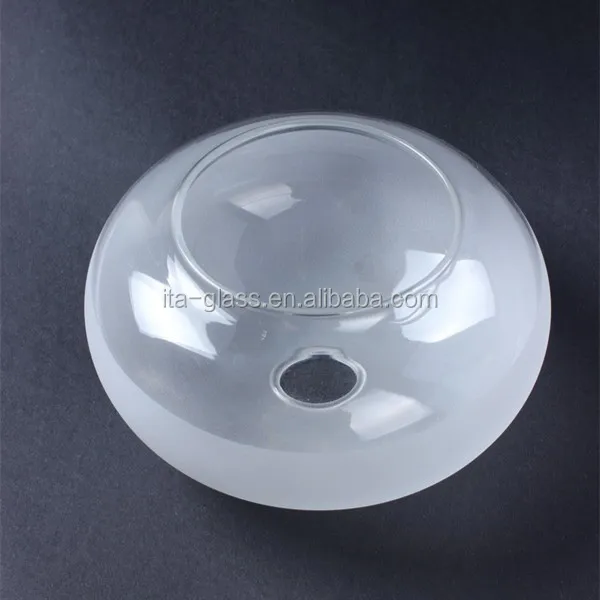 china supplier modern flat glass lamp globe,partical frosted glass lamp shade,table lamp cover for lighting