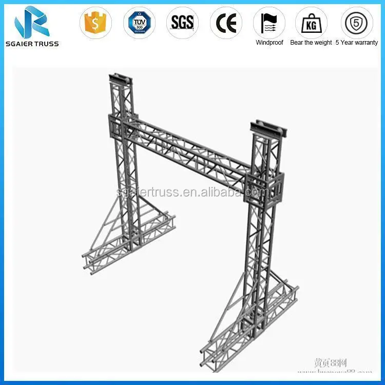 Aluminum  performance show  lift tower exhibition truss system for lighting