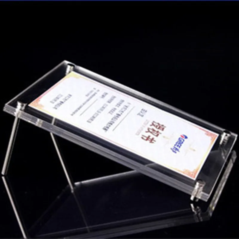 5 inch 165x129mm Rectangle Acrylic Picture Frame Magnets Home Bedroom Decor Creative Crystal High Clear Photo Frame