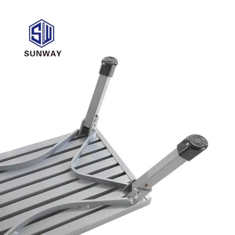 Aluminum Folding Platform Steps RV Step Stool with Anti-Slip Surface
