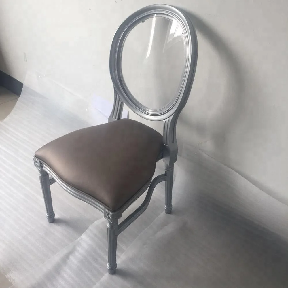 New design french banquet dinning chair louis ghost chair